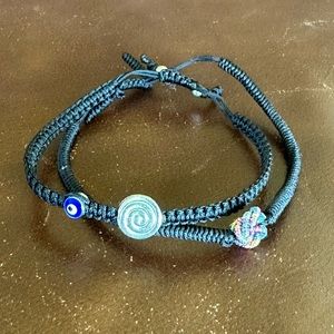 NWOT 2 Macrame Adjustable Bracelets